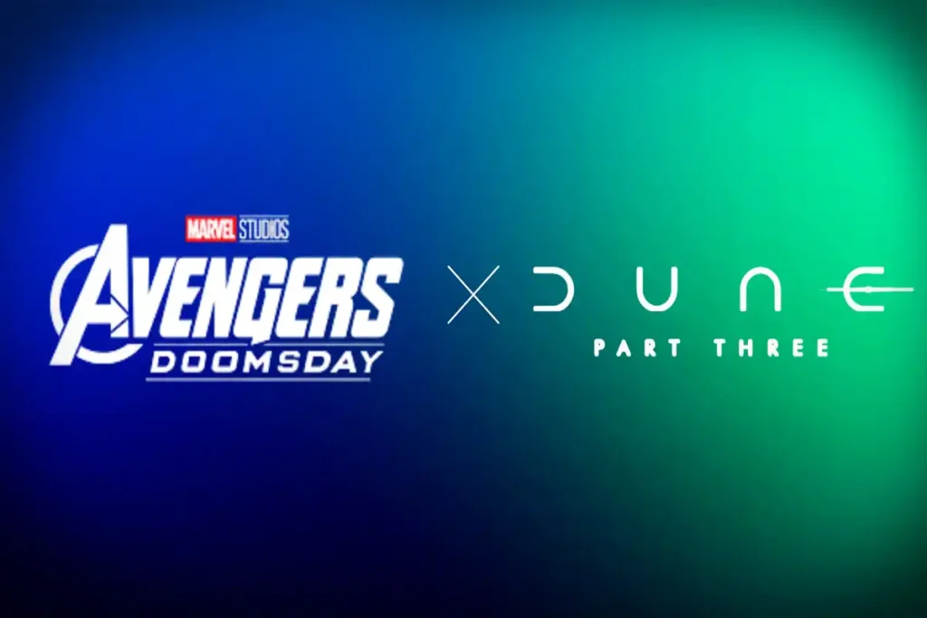 Avengers Doomsday Dune 3 same release date