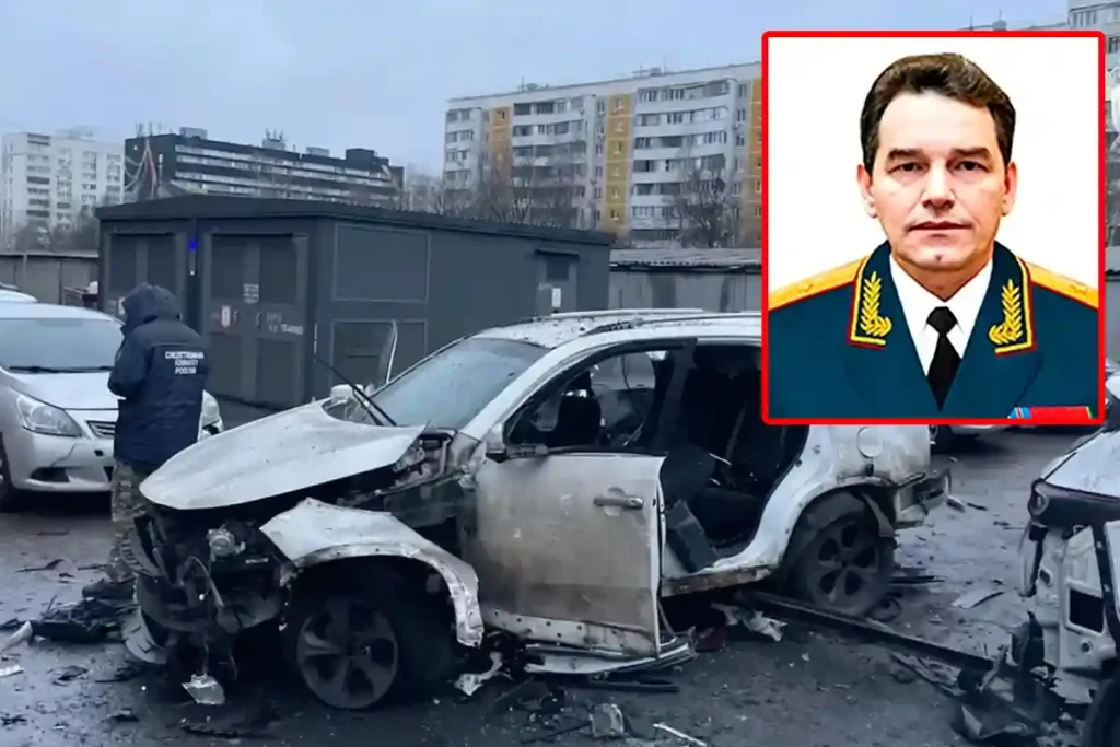 Russian Lt Gen Fanil Sarvarov car bomb Moscow