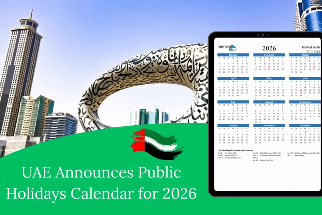 UAE public holidays 2026