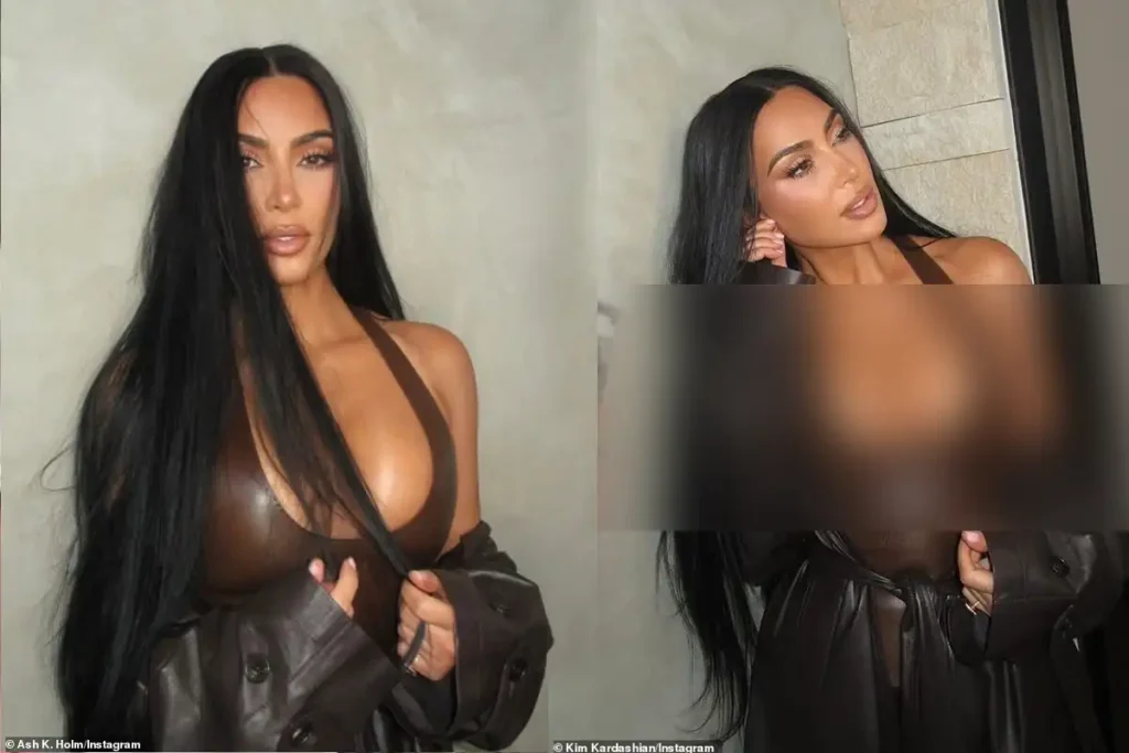 Kim Kardashian racy dress