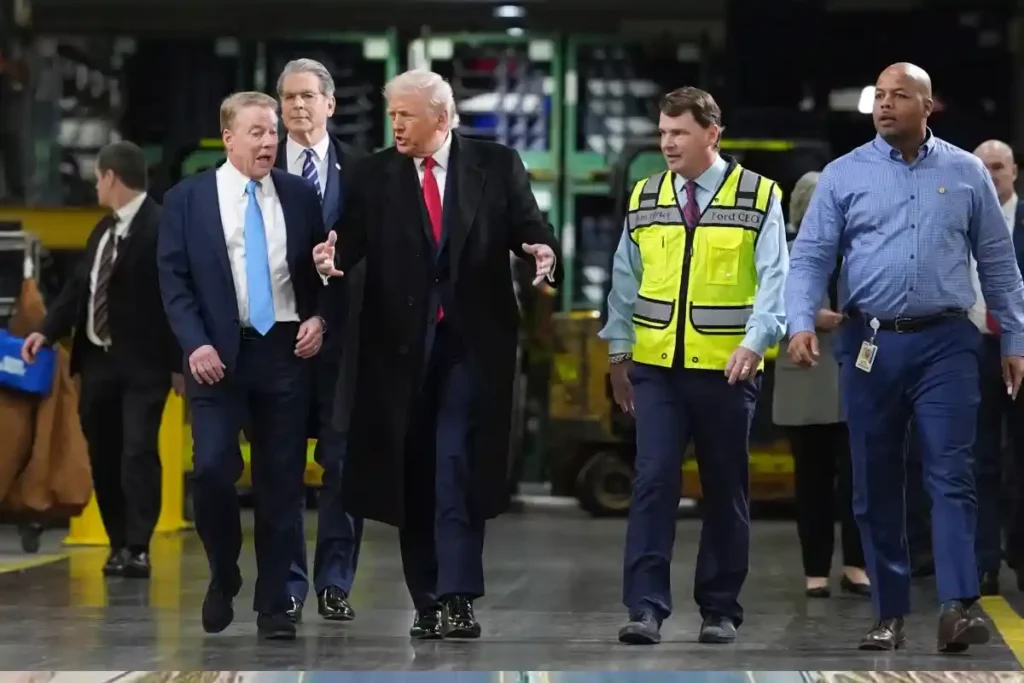 Who is TJ Sabula? Ford Worker Who Heckled US President Donald Trump TJ Sabula, a Ford worker from Michigan, involved in a viral incident during Donald Trump’s factory visit