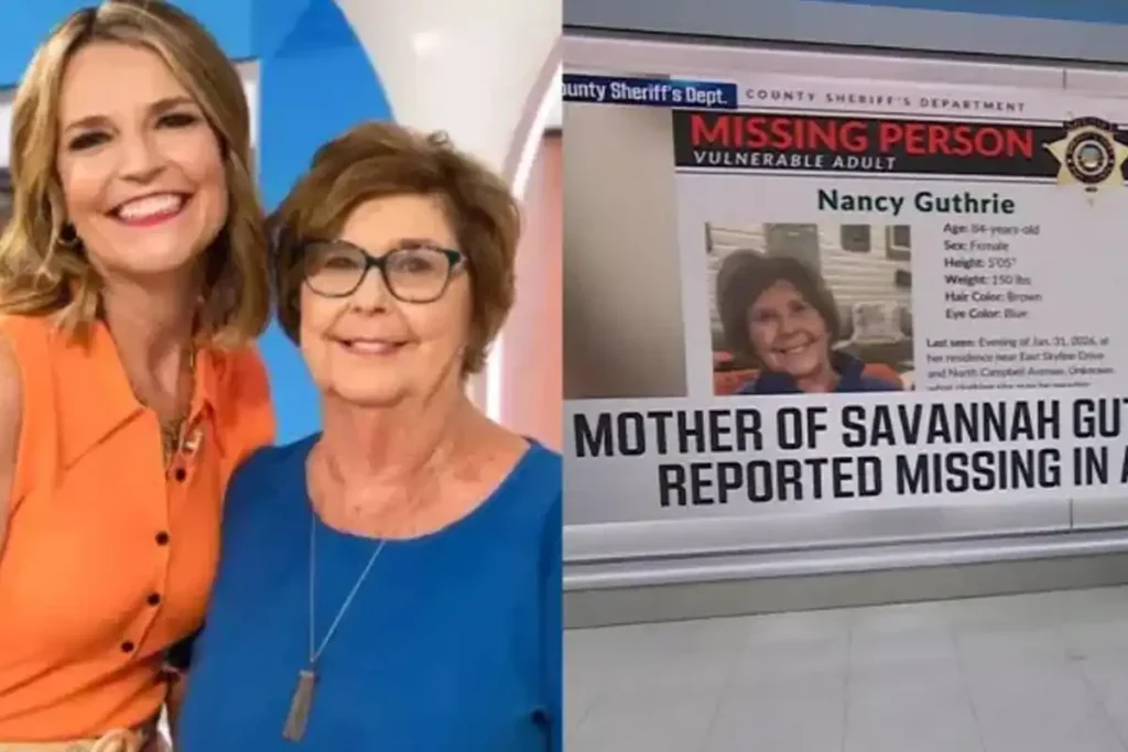 Nancy Guthrie kidnapping Savannah Guthrie mother