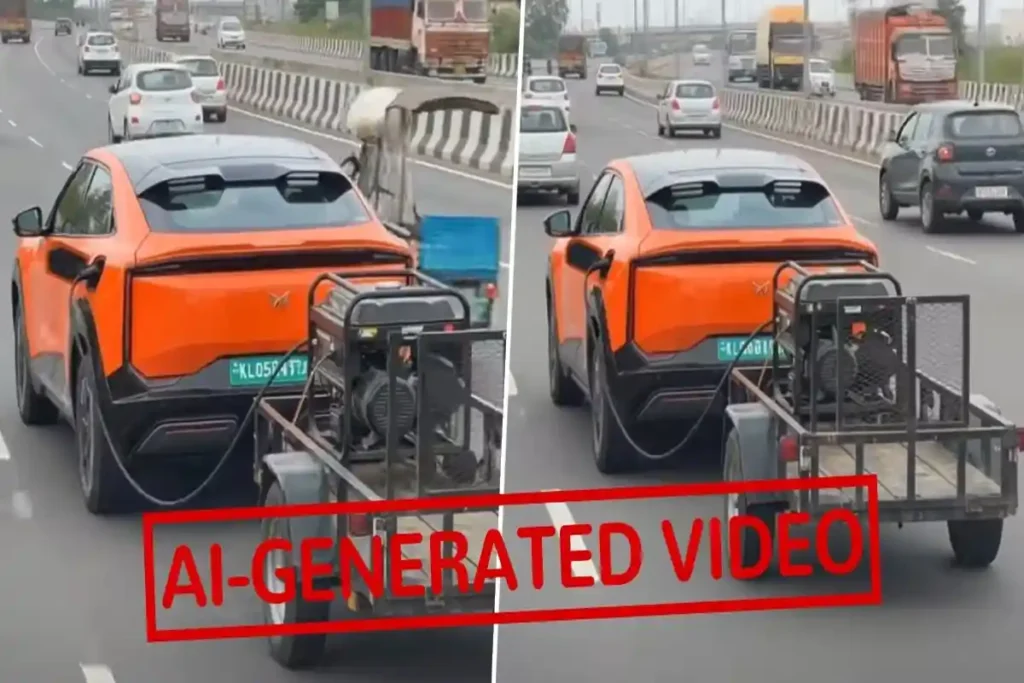 Mahindra EV generator video