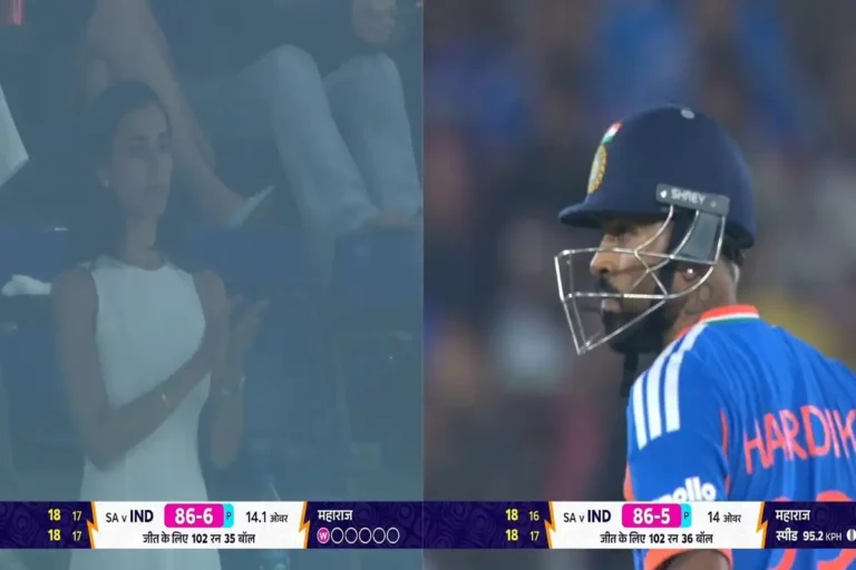 Hardik Pandya Dismissal Video; Why Mahieka Sharma’s Reaction Went Viral? Hardik Pandya Dismissal Video Why Mahieka Sharmas Reaction Went Viral