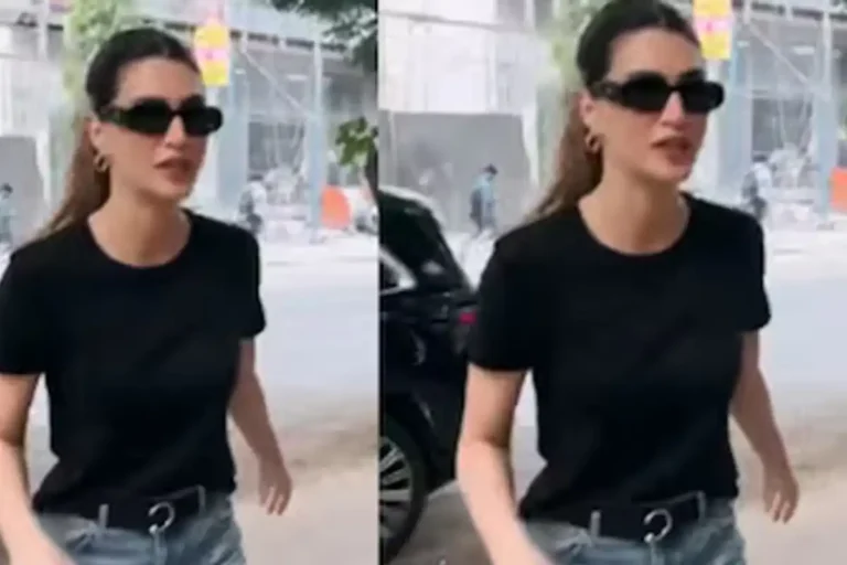 Kriti Sanon Casual Look Turns Salon Visit Into a Red Carpet Moment Kriti Sanon casual look