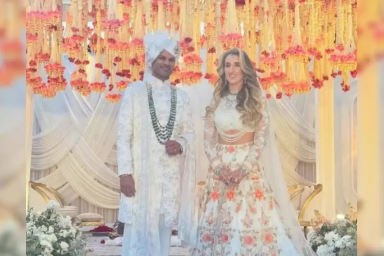 Shikhar Dhawan Wedding Reception; 7 Viral Moments From His Dance With Sophie Shine Shikhar Dhawan wedding reception