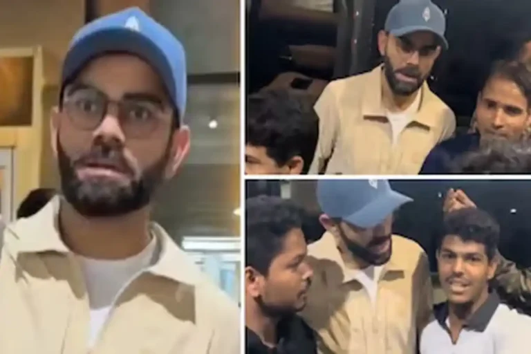 Virat Kohli Mumbai airport video