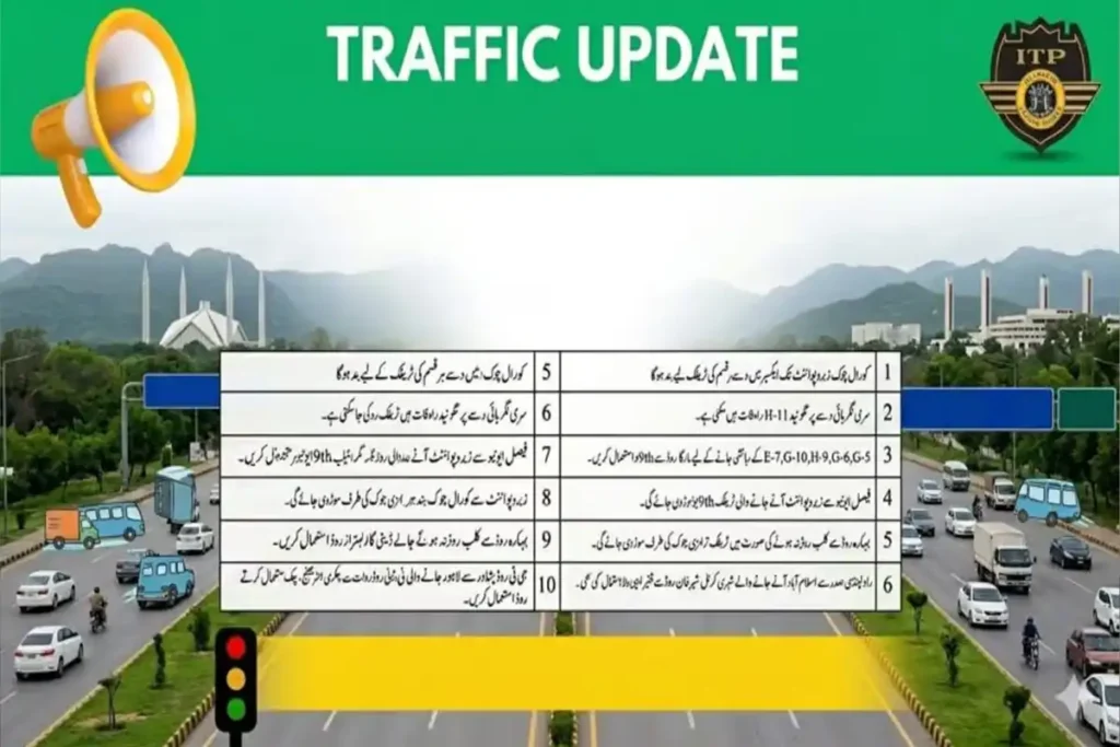 Islamabad Traffic Update Today