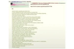 WW3 prediction 4chan war script